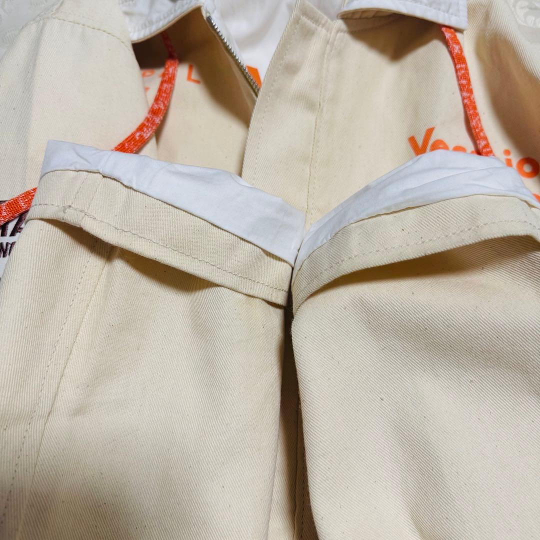 CHAPAL パーカー　フード付きコート クリーム色　M フランス　リバーシブル