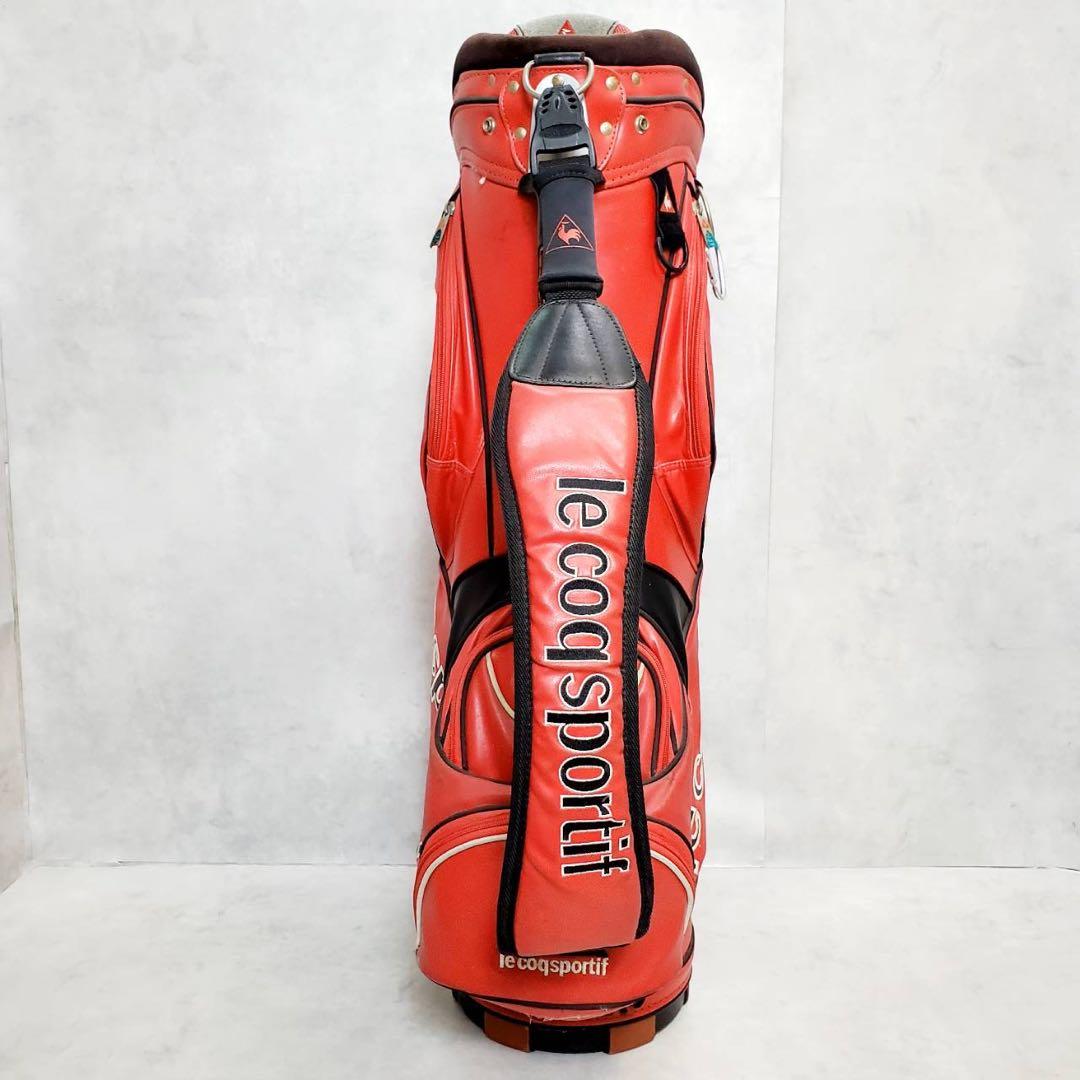 ルコックスポルティフ キャディバッグ ゴルフバッグ レッド フード無し