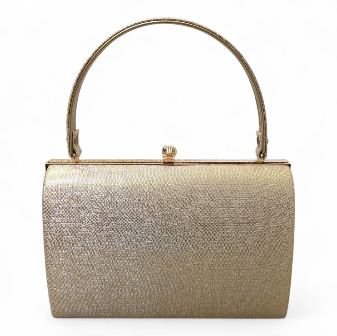 【美品】和装小物 草履 バッグ セット ゴールド