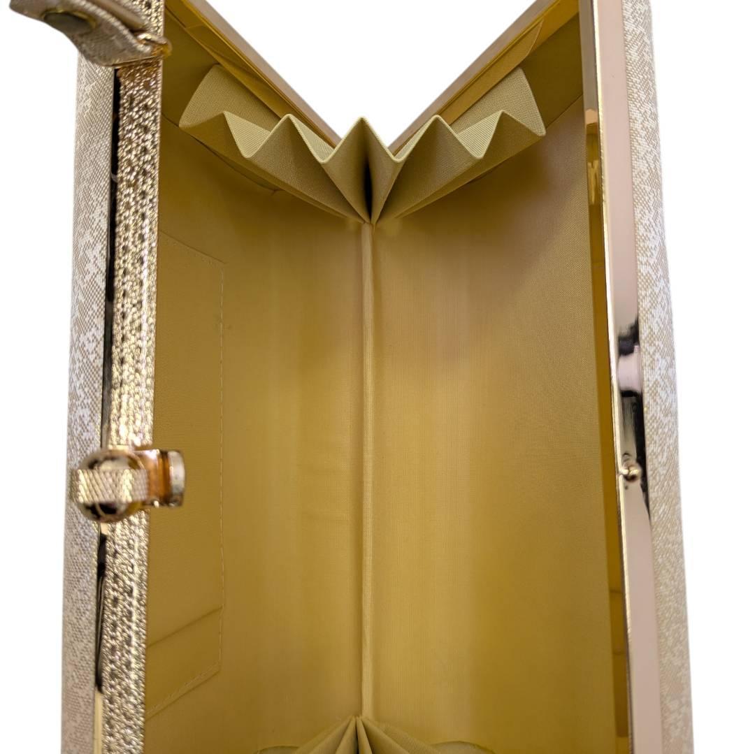 【美品】和装小物 草履 バッグ セット ゴールド