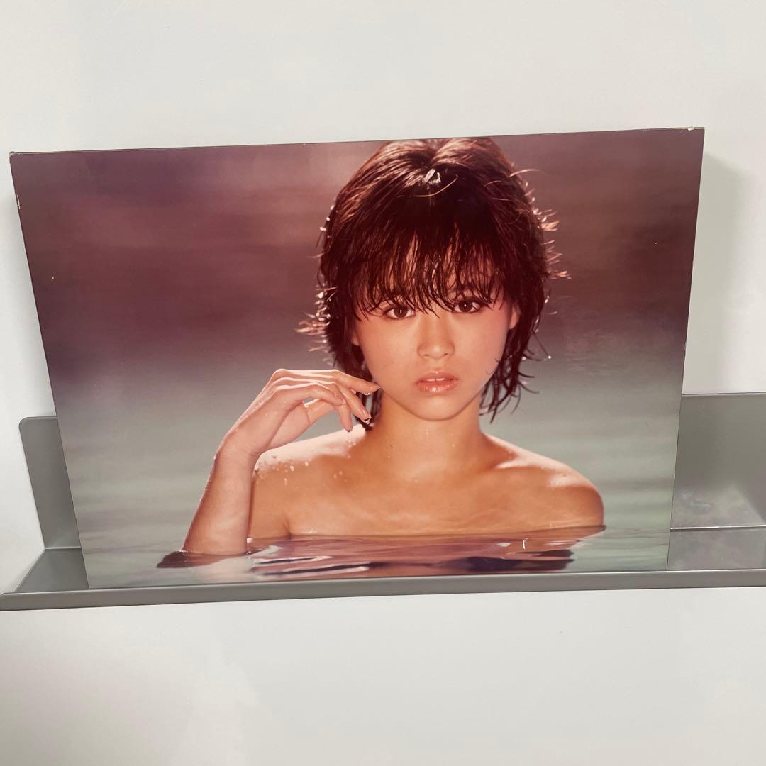 松田聖子 ユートピア ＬＰレコード 木製ボード付き