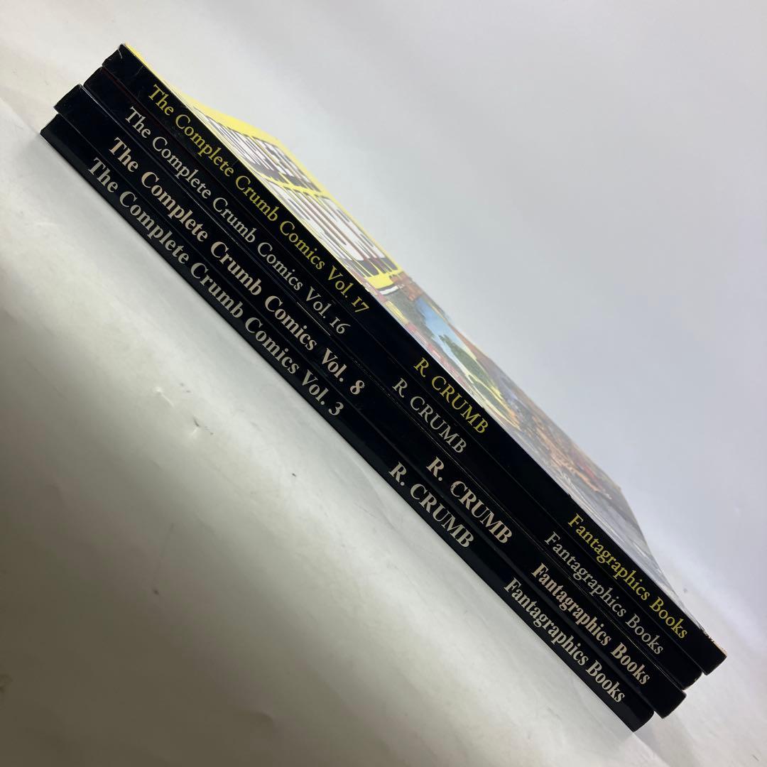 THE COMPLETE CRUMB COMICS 3 8 16 17 4冊