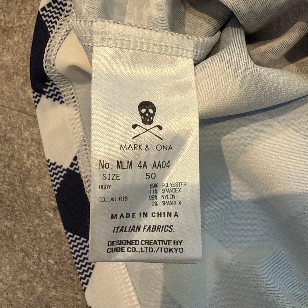 MARK&LONA 半袖ゴルフウェア50