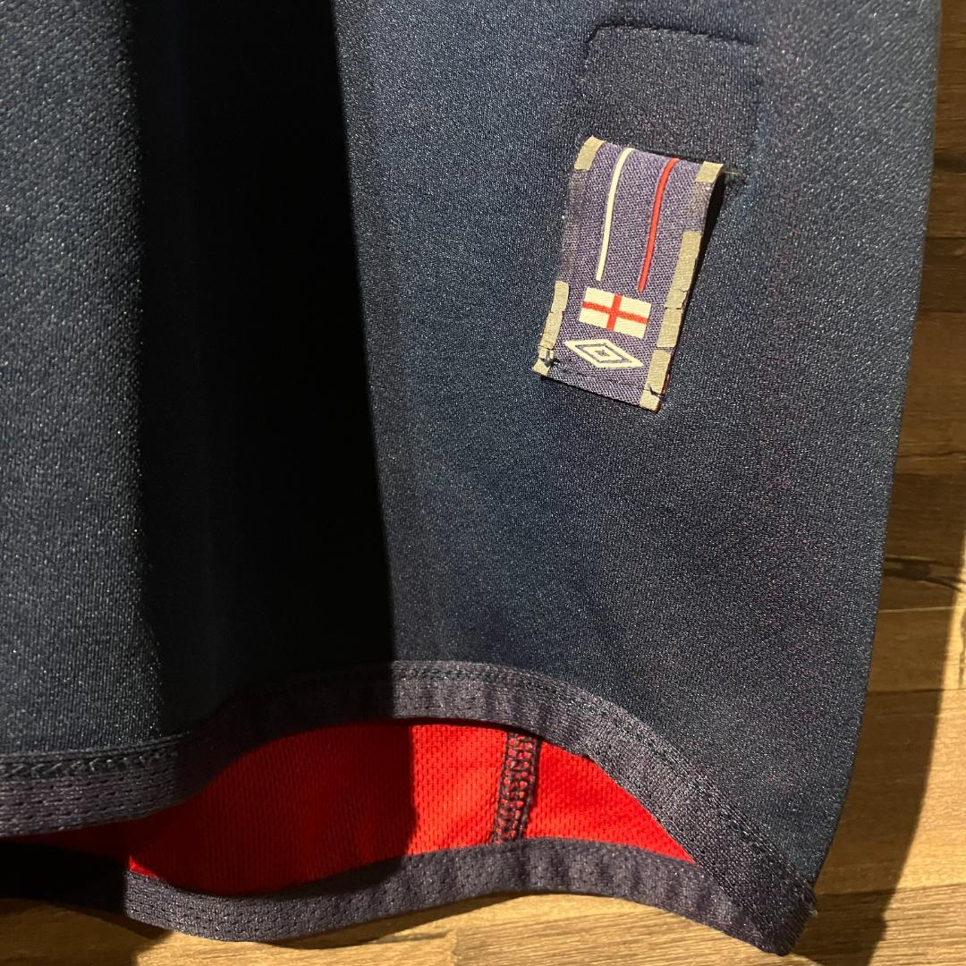 umbro　2004　イングランド代表ユニフォーム　紺/赤/リバーシブル