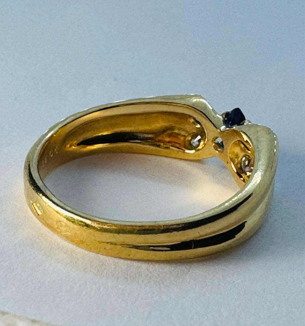 専用/ヴァンクリーフ&アーペル　セリア/パピヨン　k18サファイアリング