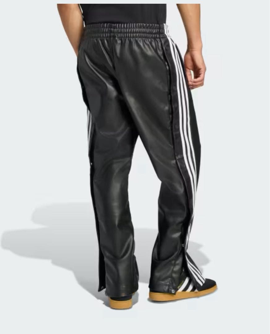 adidas × JEREMY SCOTT フェイクレザーワイドパンツS試着のみ