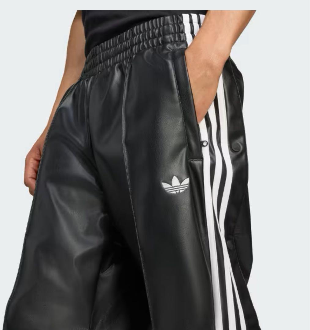 adidas × JEREMY SCOTT フェイクレザーワイドパンツS試着のみ