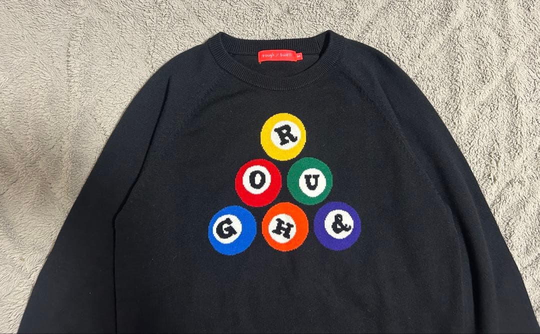 美品！ラフアンドスウェル　6 BALL CREW　ブラック