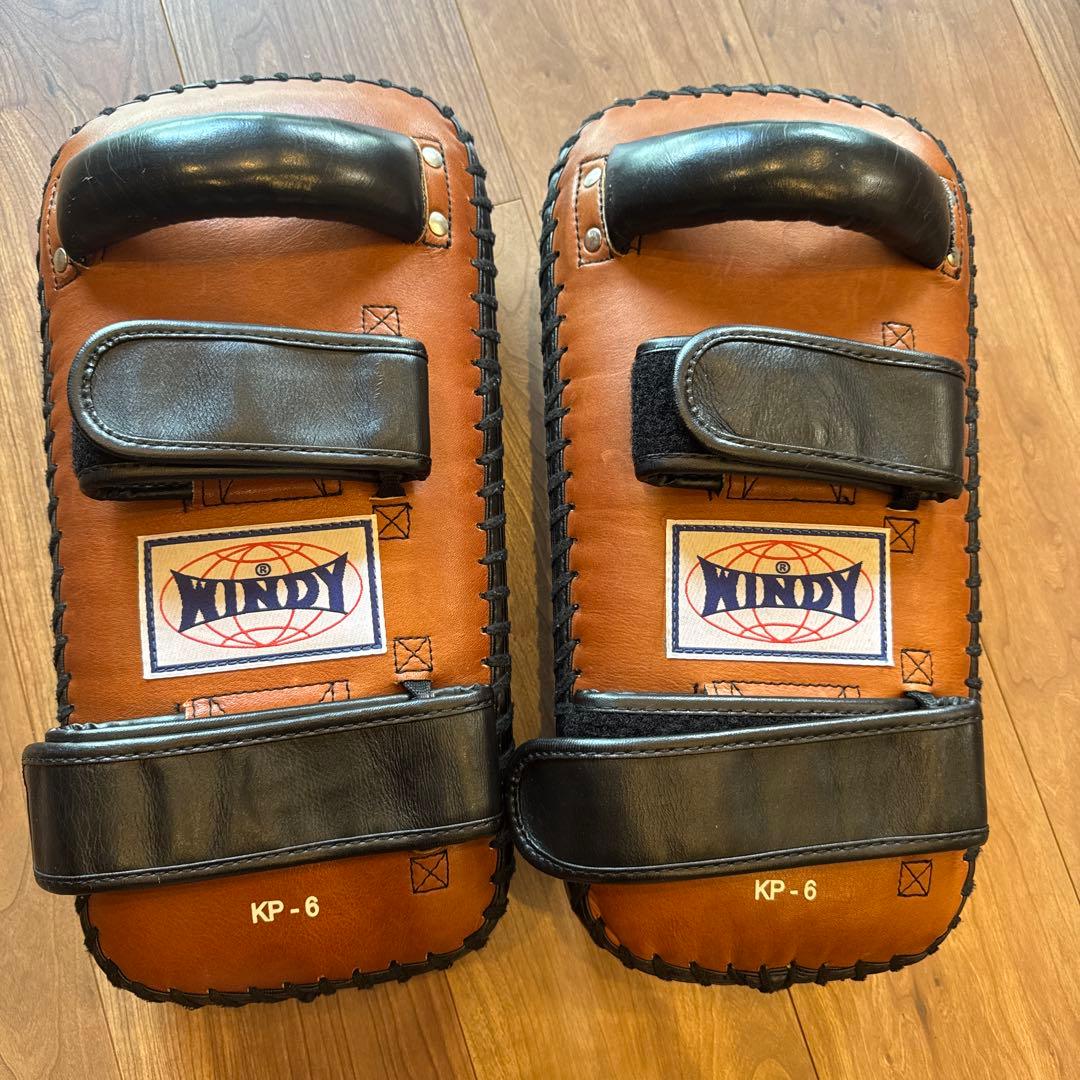 WINDY キックミット レザー KP-6