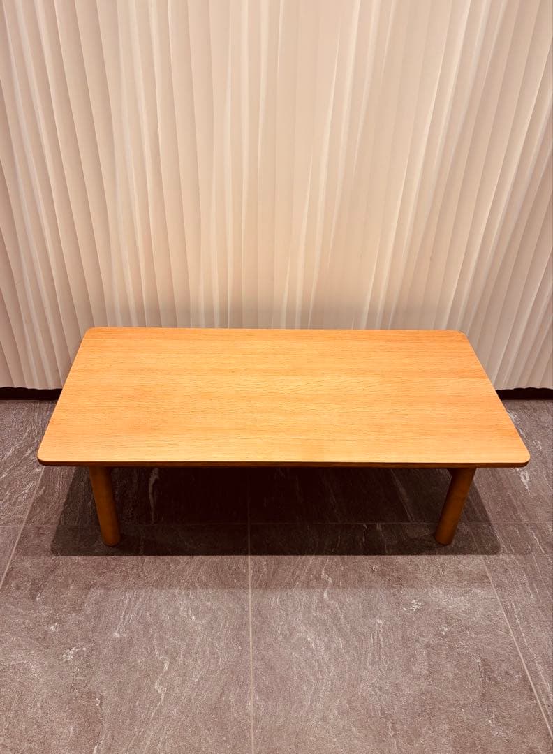 ☘️送料込⭐️美品⭐️廃盤希少⭐️無印良品⭐️木製ローテーブル⭐️オーク材