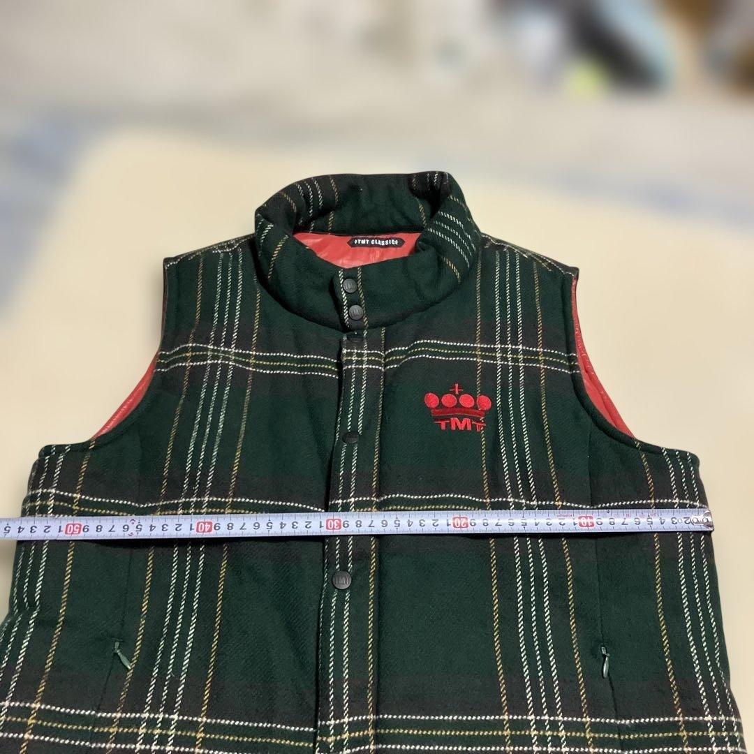 T.M.T クラッシック　ダウンベスト　XL チェック　アメカジ　激レア　流行