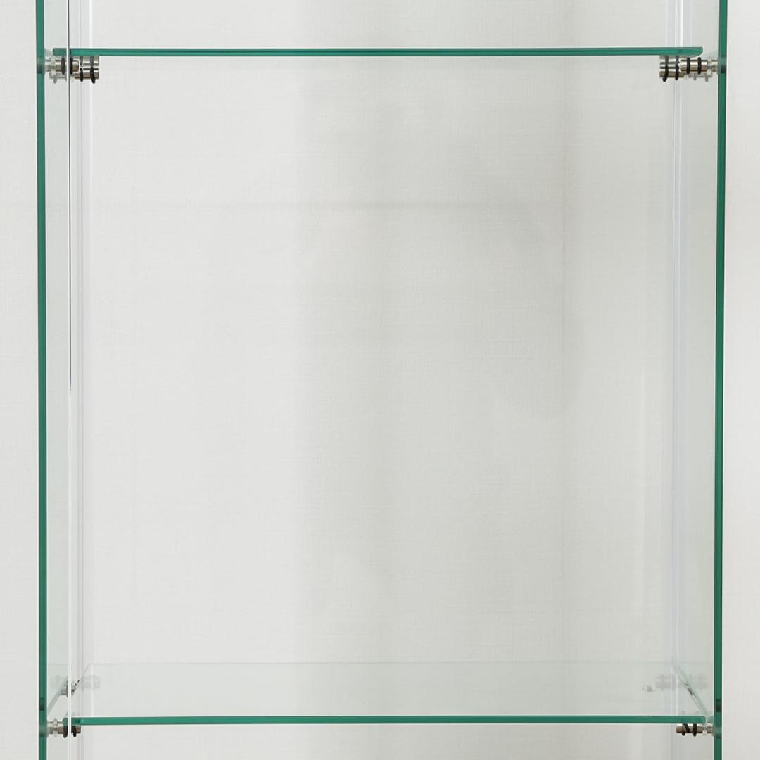 不二貿易 コレクションケース フィギュアケース 4段ブラック クリア 98880