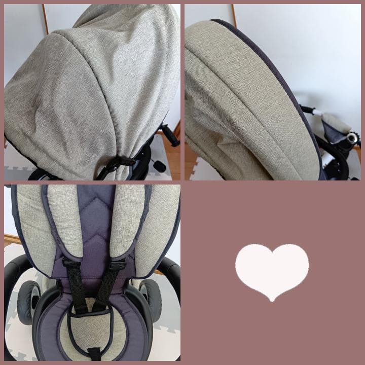 BTM 折りたたみ三輪車 前カゴ・カップホルダー付　enon03