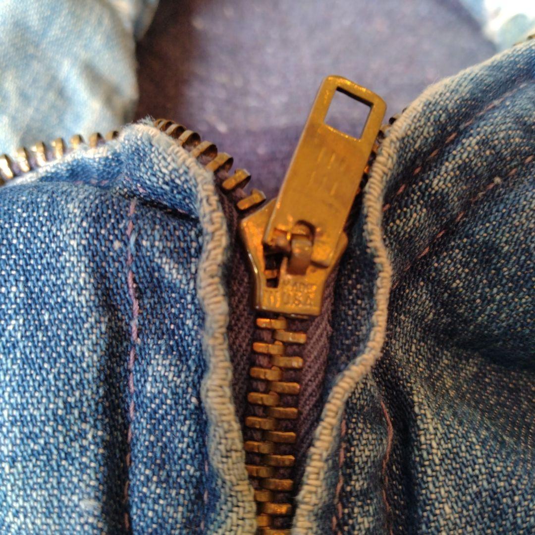 マ*ジ様 50s ビンテージ WALDES ダメージ デニム ジャケット カバー