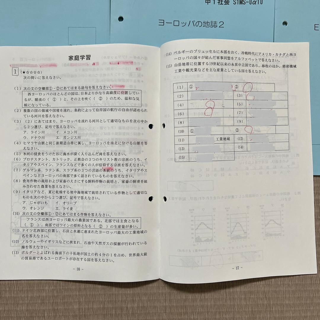 MAIN SAPIX 中1 社会 2020年度版