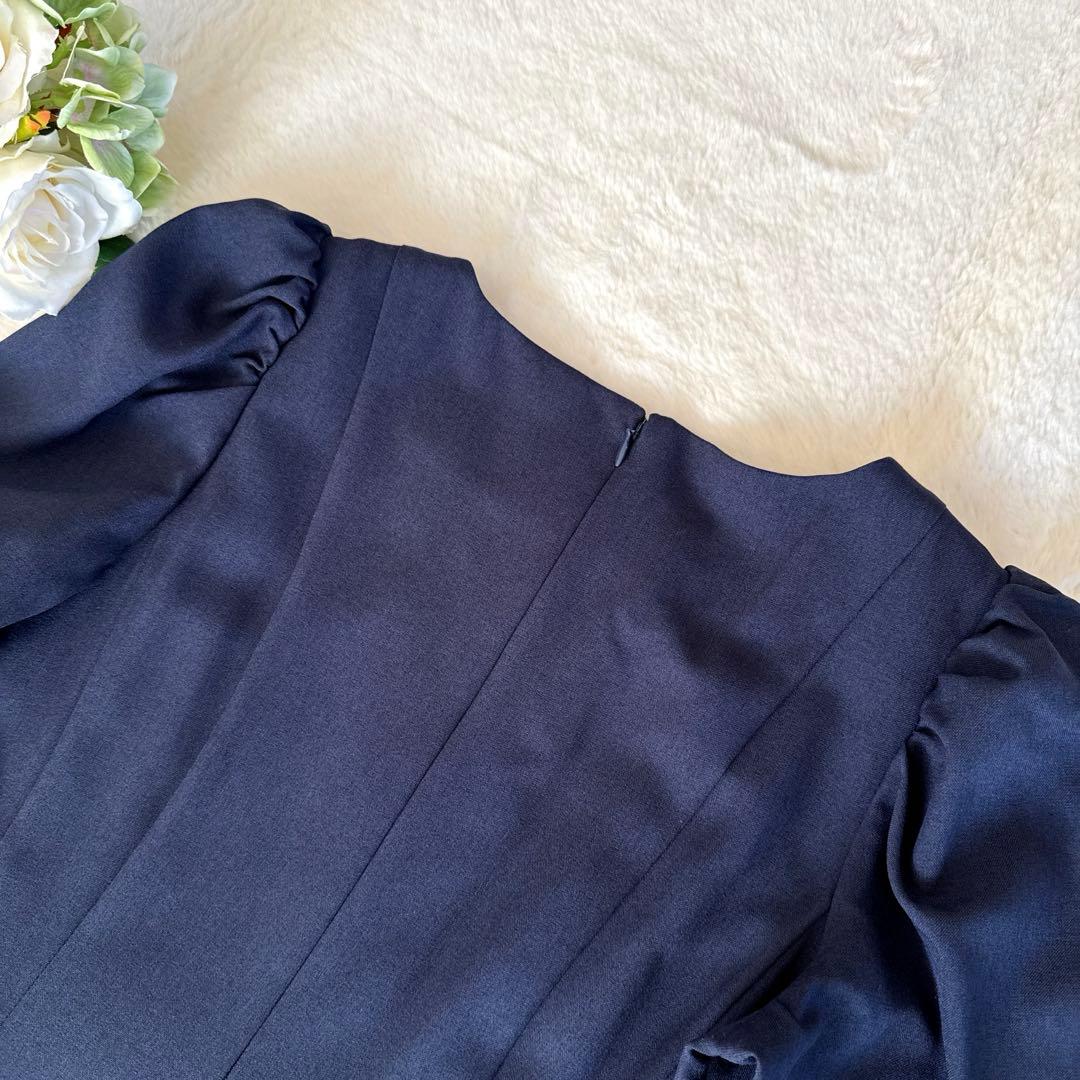 新品25ssセルフォード　スクエアネックタイトワンピース　38