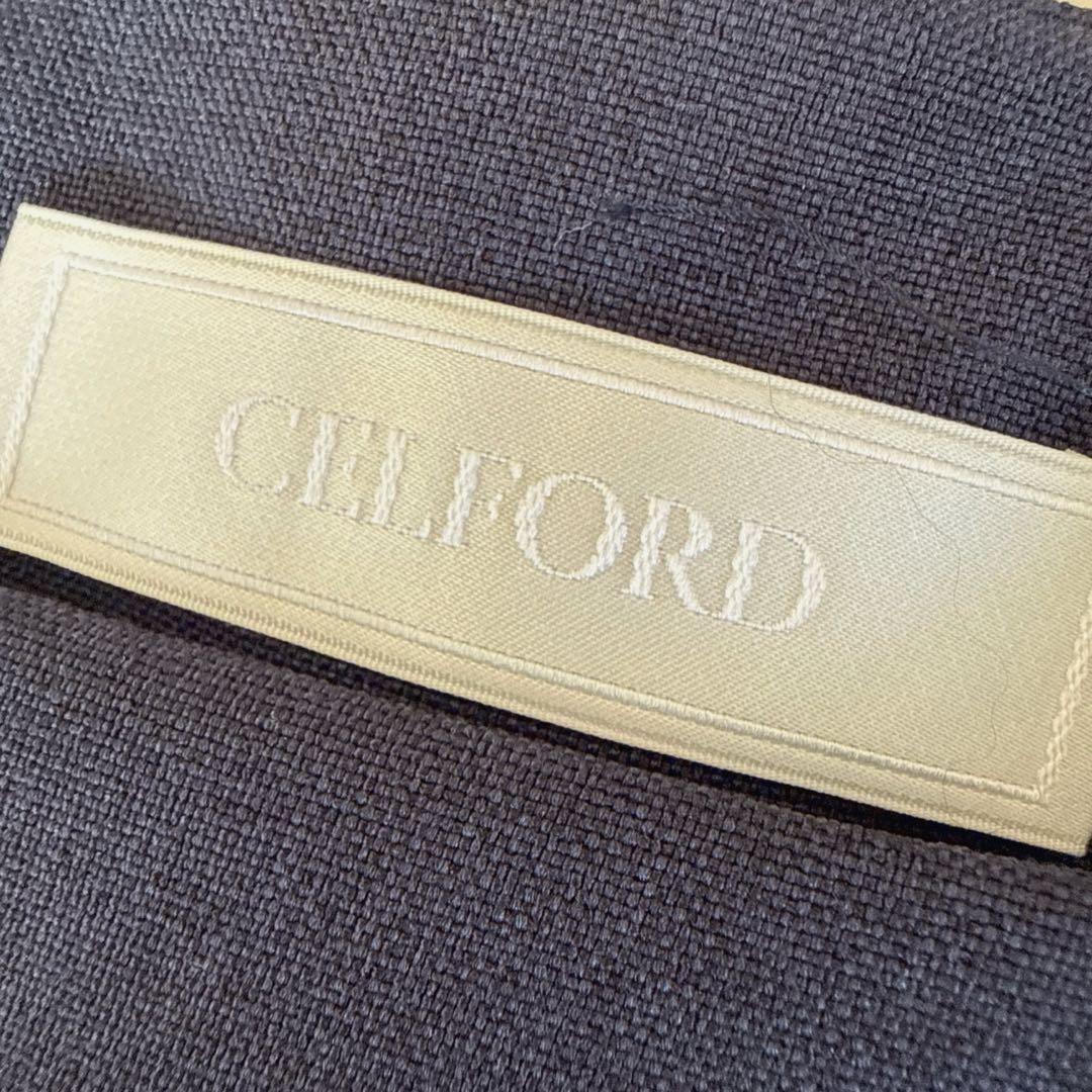 新品25ssセルフォード　スクエアネックタイトワンピース　38