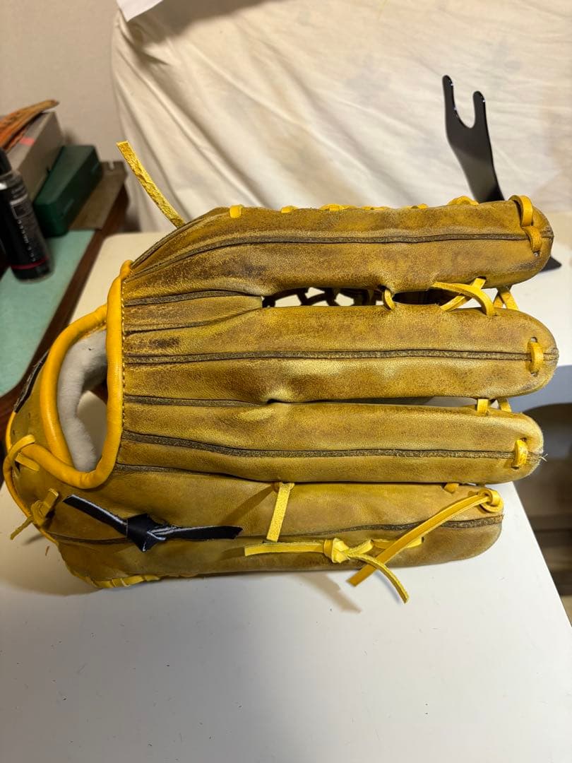 ZETTプロステータス軟式外野手用左投げ　リペア品