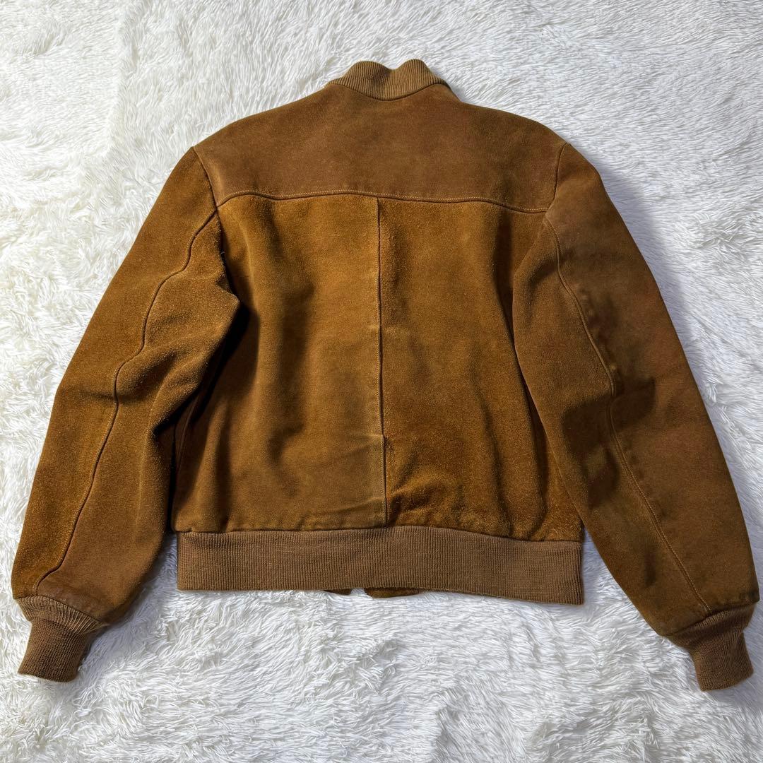 USA製 SCHOTT【スエードレザー 】ボンバージャケット L 80s 短丈