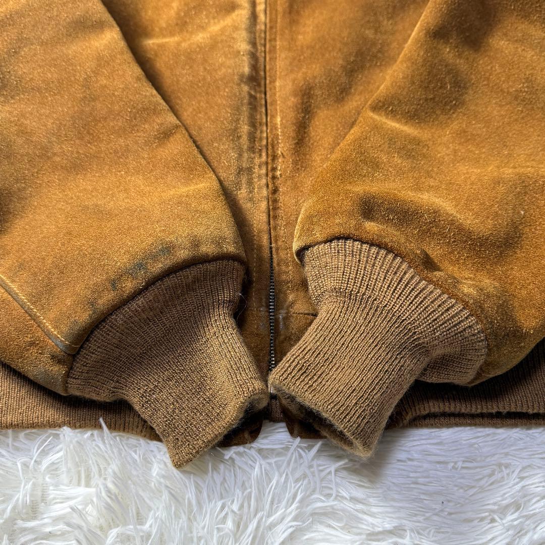 USA製 SCHOTT【スエードレザー 】ボンバージャケット L 80s 短丈