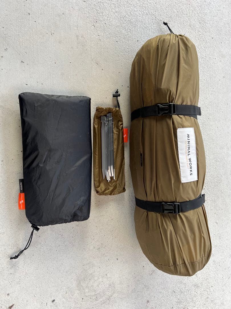 【美品】ミニマルワークス パプリカ サンド（グランドシート付）