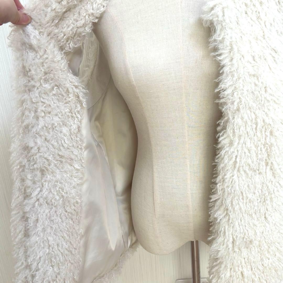 【美品】TOMORROWLAND Ballsey プードルファークルーネックジレ