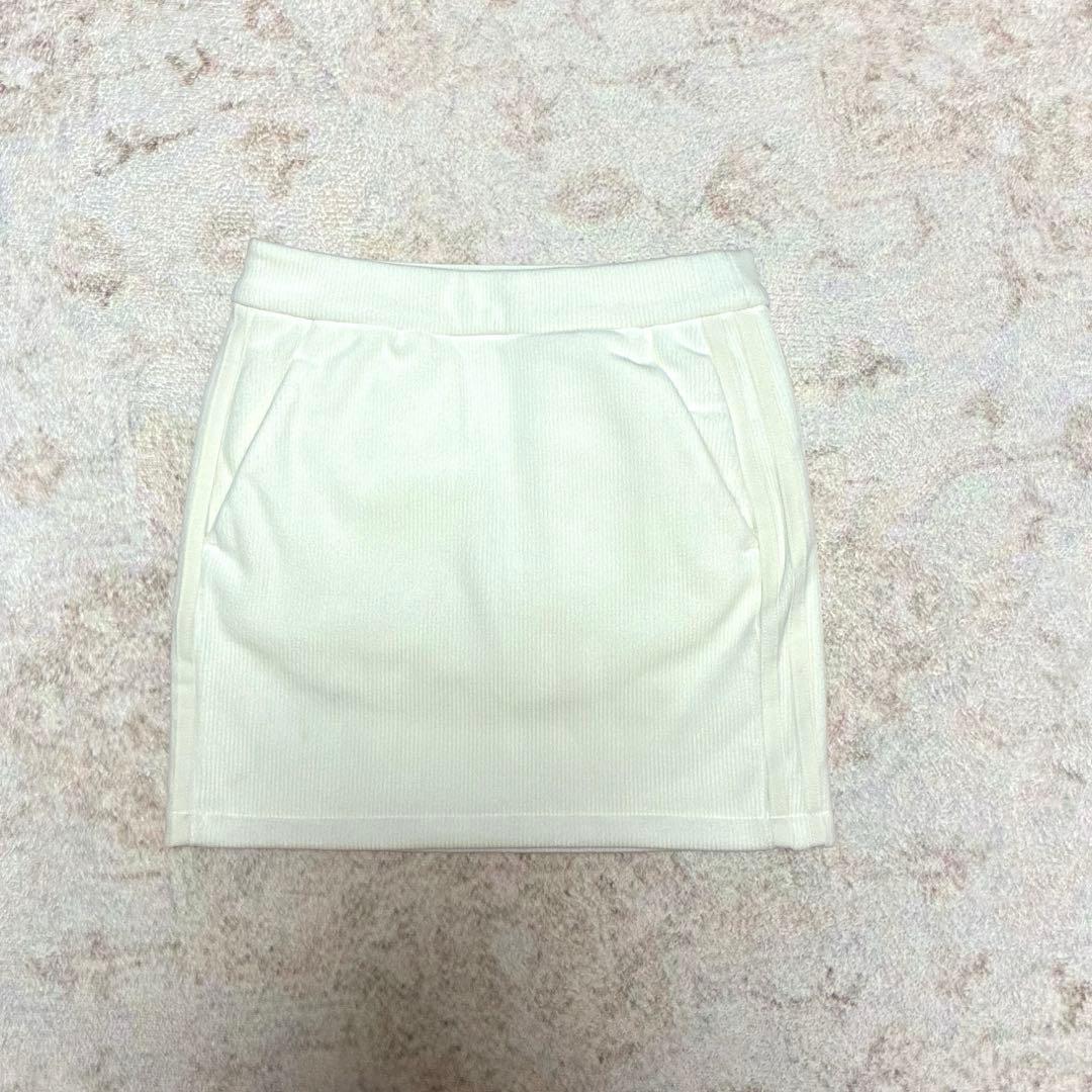 【新品タグ付】アディダスゴルフ XS 上下セット 白 ストレッチ コーデュロイ