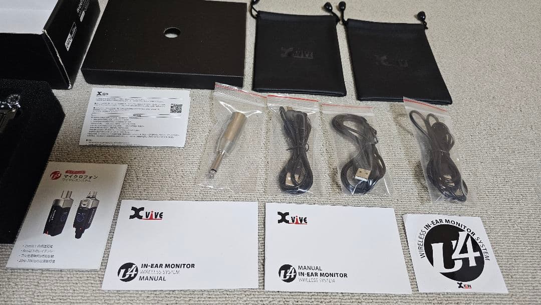 【中古美品】Xvive U4R4 ワイヤレスインイヤーモニター イヤモニ