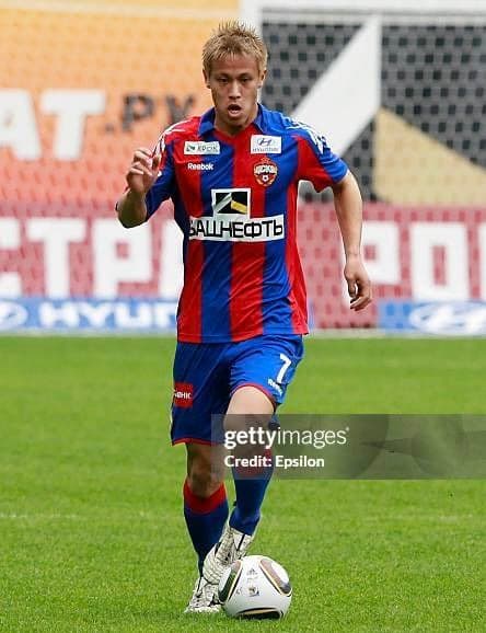 2010 CSKAモスクワ 本田圭佑　リーボックオフィシャル　支給ユニフォーム