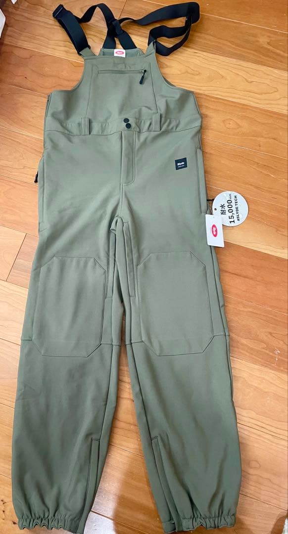 新品！スライド メンズ スノーボード ウェア ビブパンツ　S