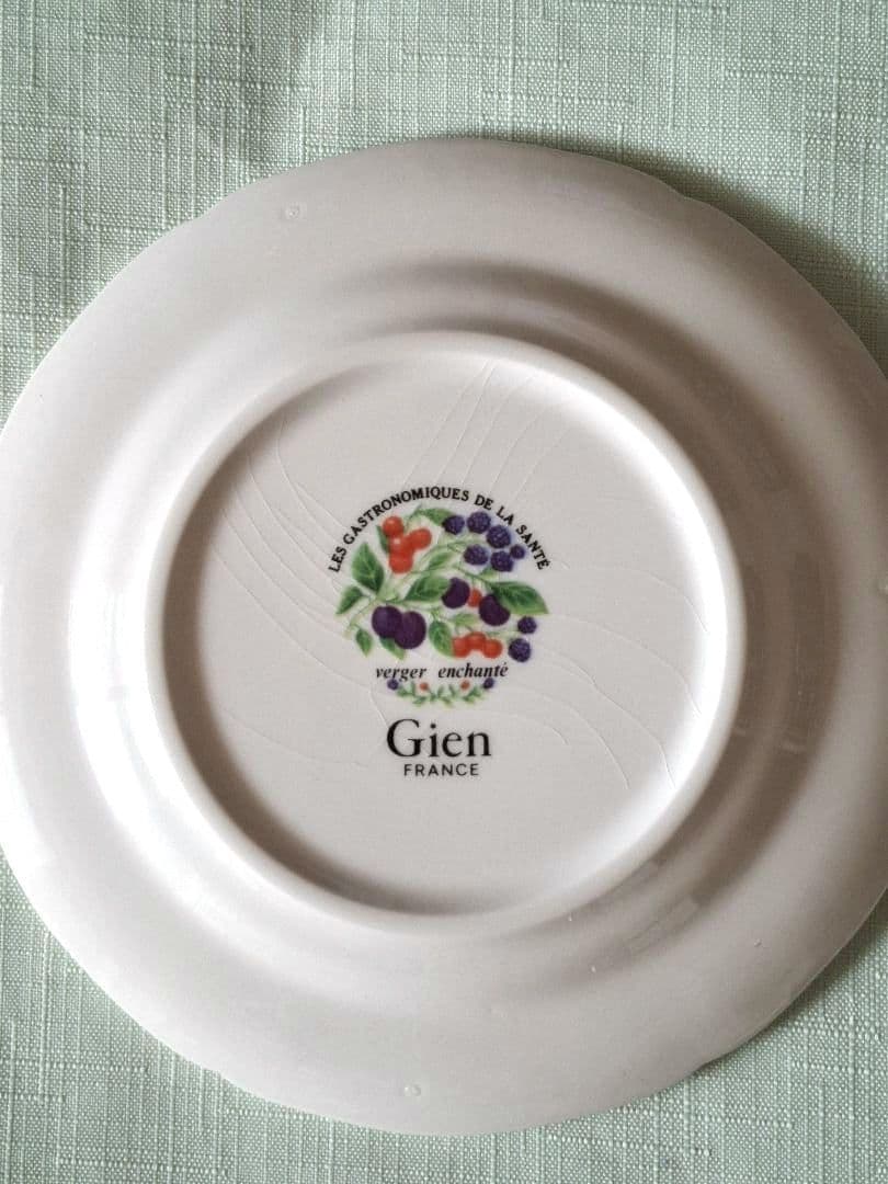 フランスGien社プレート8枚セット