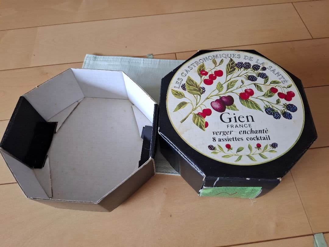 フランスGien社プレート8枚セット