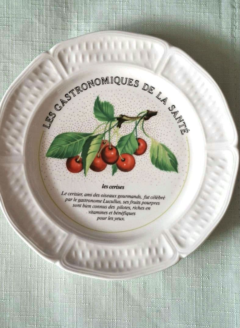 フランスGien社プレート8枚セット