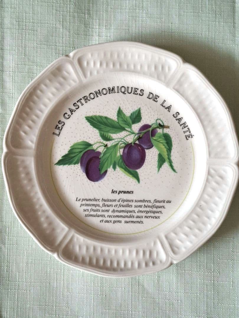 フランスGien社プレート8枚セット