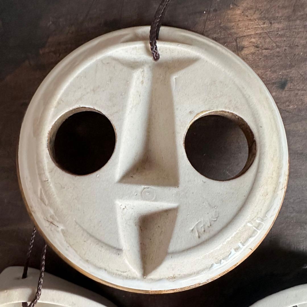 EXPO'70 大阪万博　岡本太郎　太陽の塔　太陽の顔　過去現在未来　信楽焼Ff