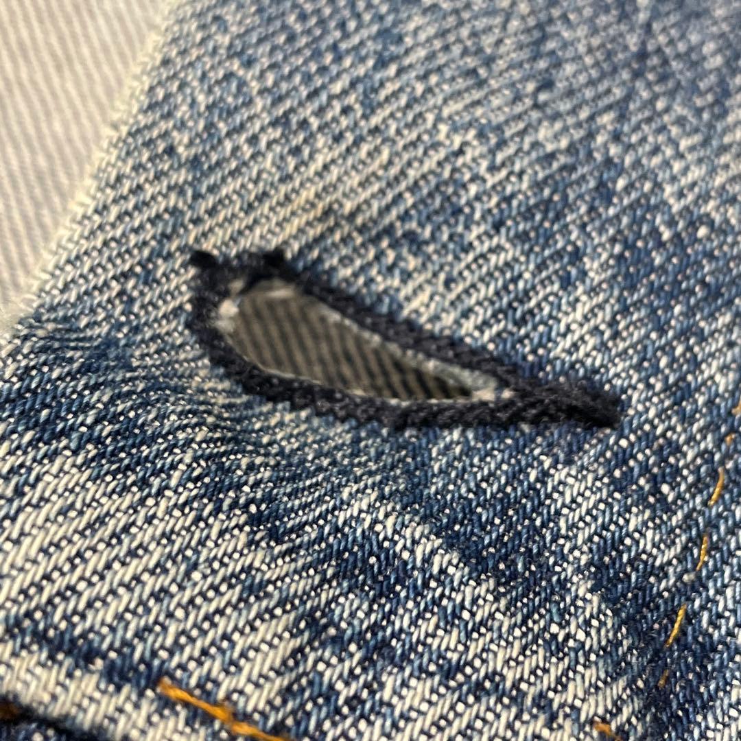 70s Levi's 70505 4th イレギュラー 522 黒カンヌキ 40