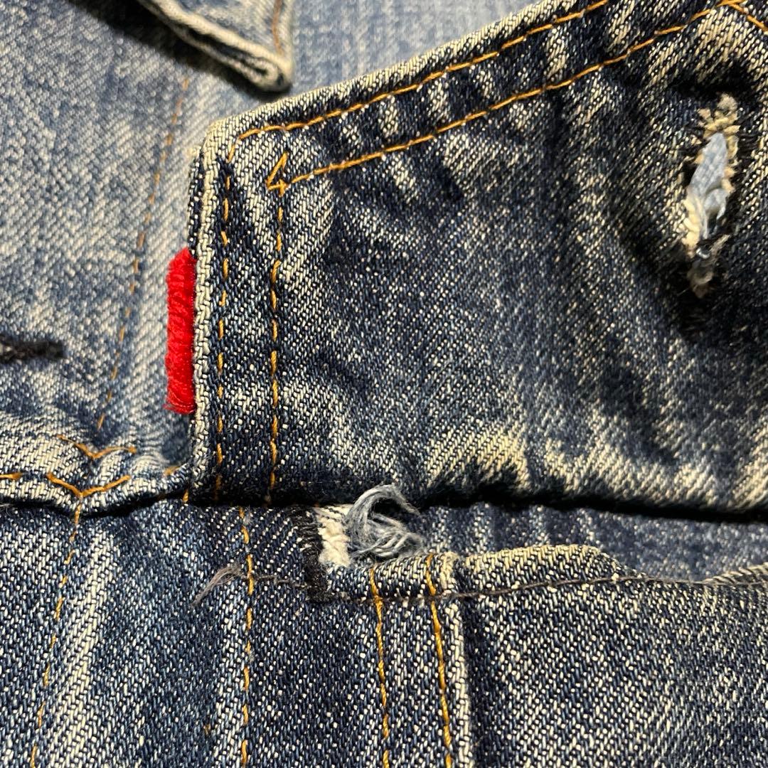 70s Levi's 70505 4th イレギュラー 522 黒カンヌキ 40