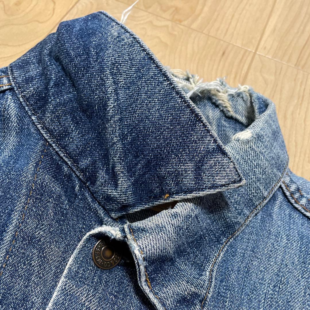 70s Levi's 70505 4th イレギュラー 522 黒カンヌキ 40