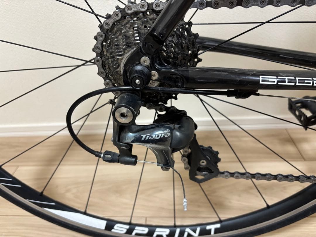 軽量　フルカーボン　フラットバーロードバイク