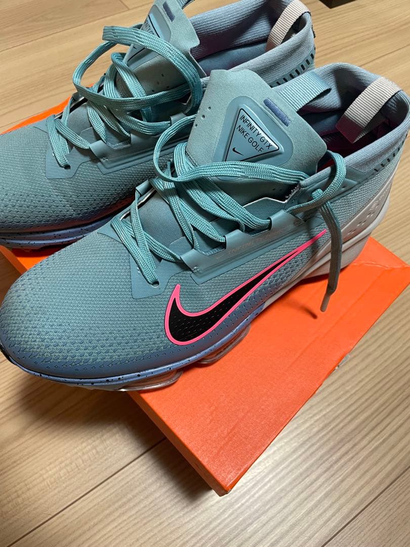 Nike Golf ゴルフシューズ ライトブルー/ピンク