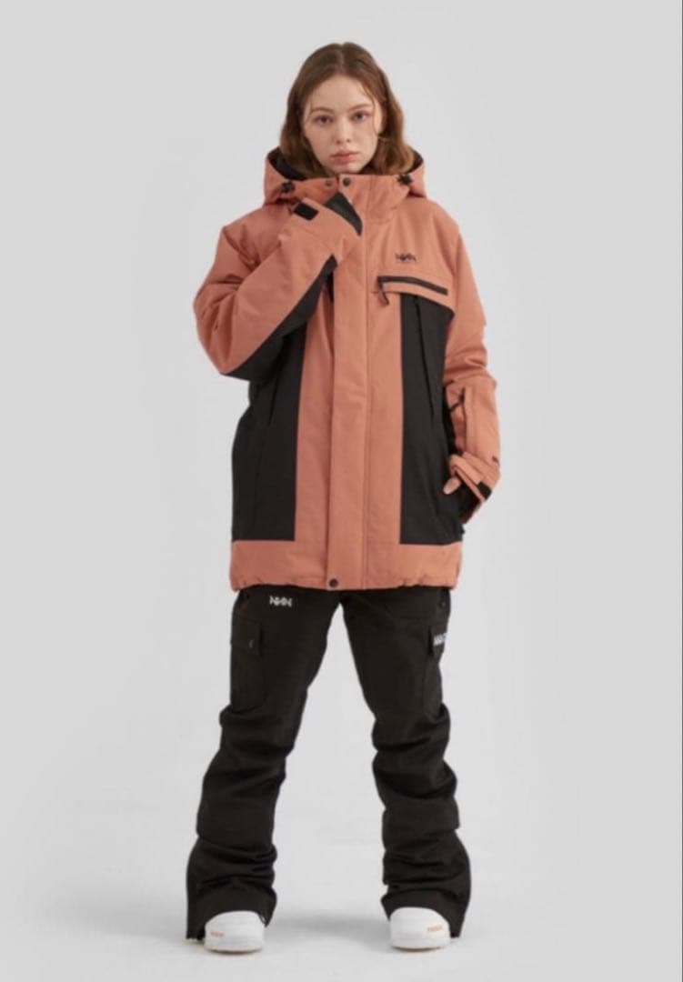 エヌスリーNNN 韓国スノボウェア ジャケット ピンク