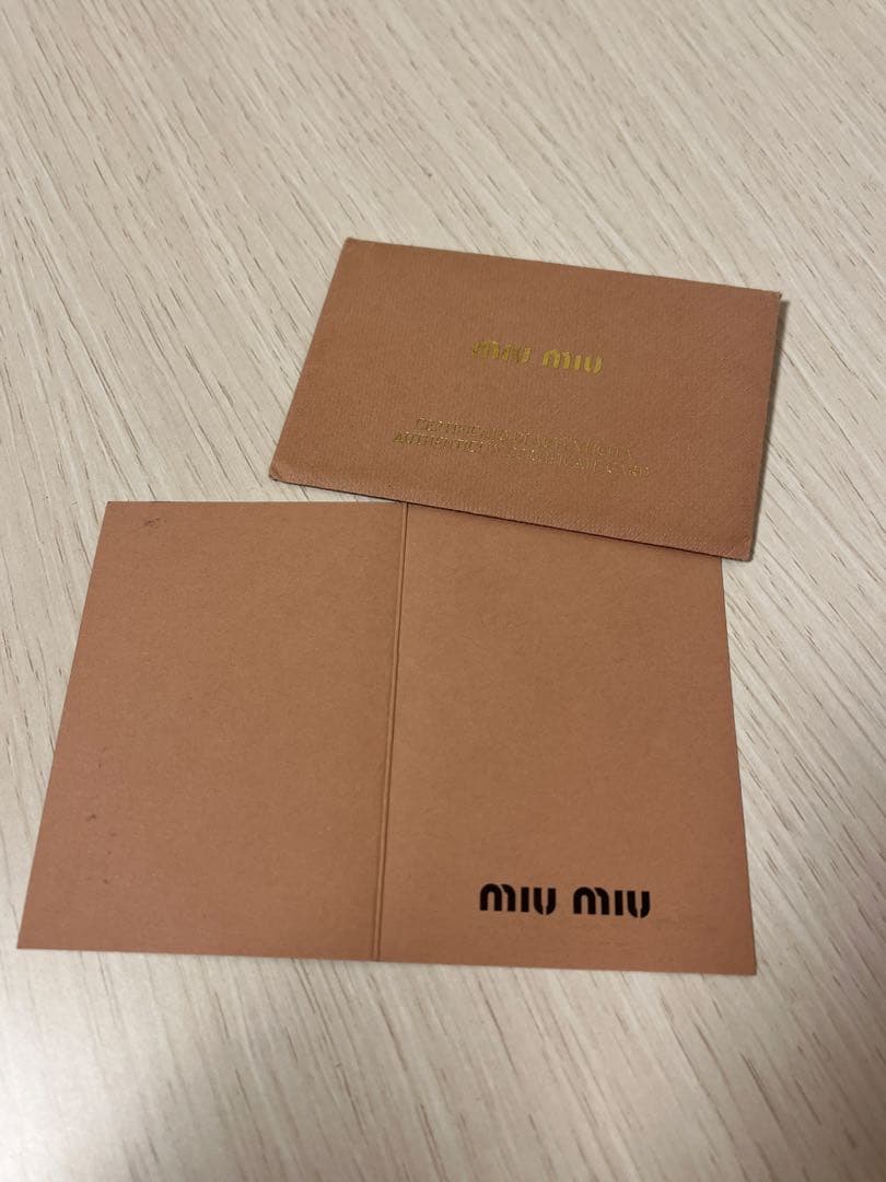 miumiu VITELLO LUX サイドリボン 2wayバッグ 黒