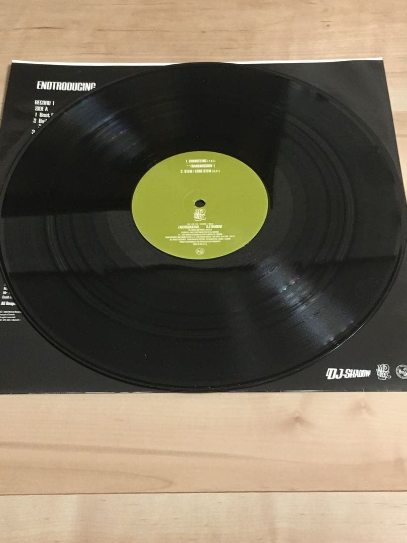 洋楽 DJ SHADOW ENDTRODUCING 2LP