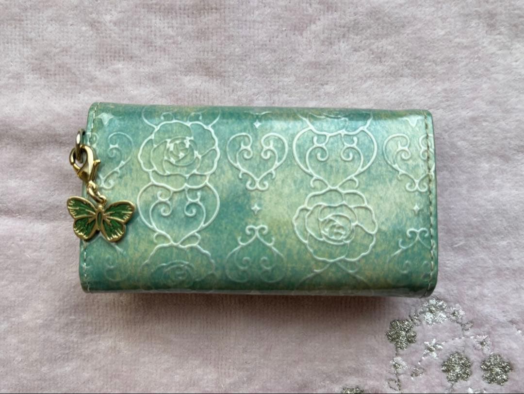 [美品]ANNA SUI ローズハート キーケース