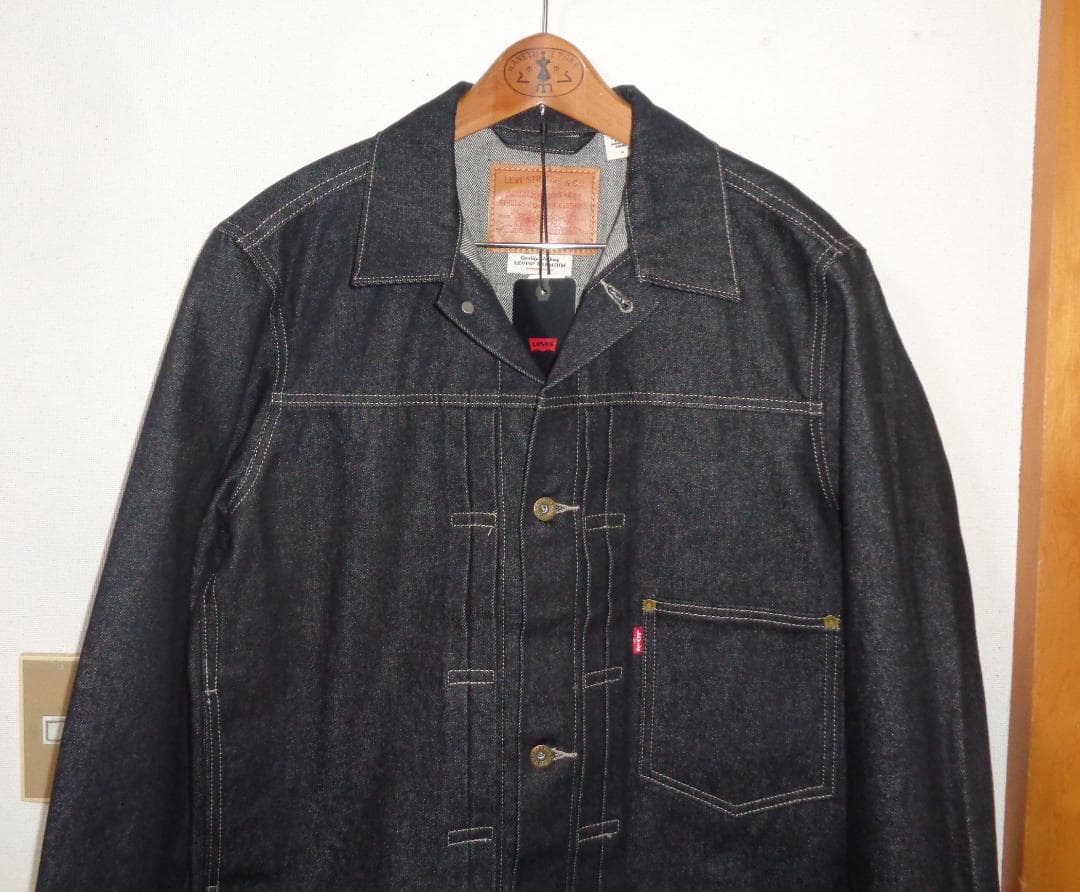 新品 リーバイスプレミアム TYPE1 トラッカージャケット M 大戦モデル 黒