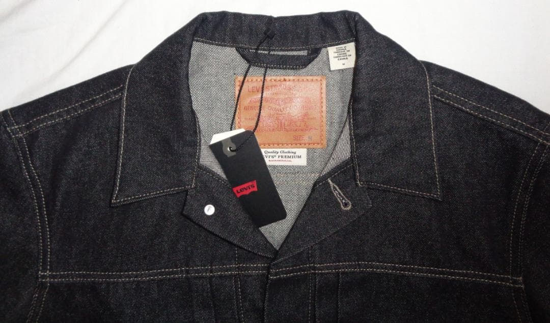 新品 リーバイスプレミアム TYPE1 トラッカージャケット M 大戦モデル 黒