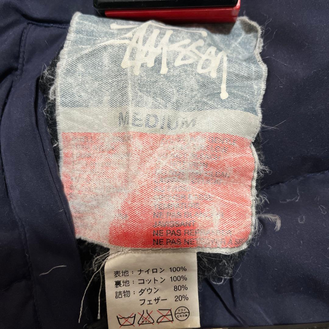 old STUSSY WTAPS リバーシブル フィッシング ダウン ベスト