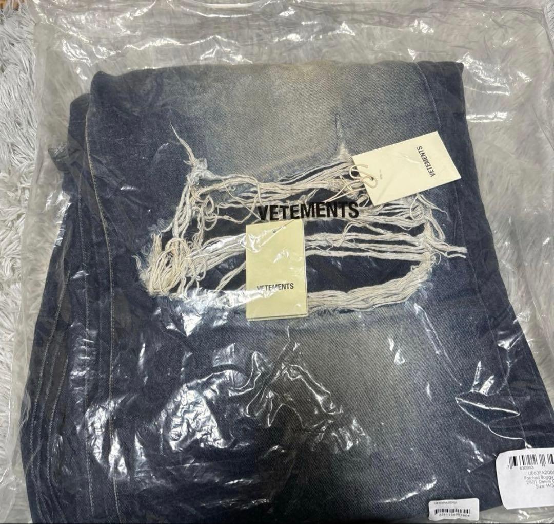 VETEMENTS 23ss バギーデニム