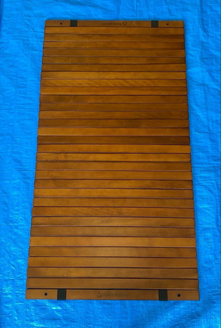 【※一部塗料剥がれ。使用上問題無し※】ウッドロールテーブルＬ