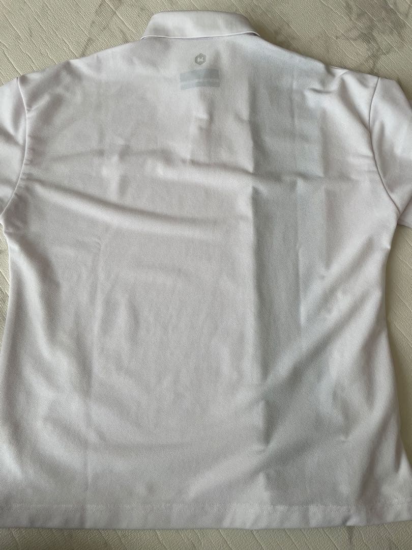 CRONOSBLACK クロノスブラック ゴルフ ポロシャツ メンズS ホワイト